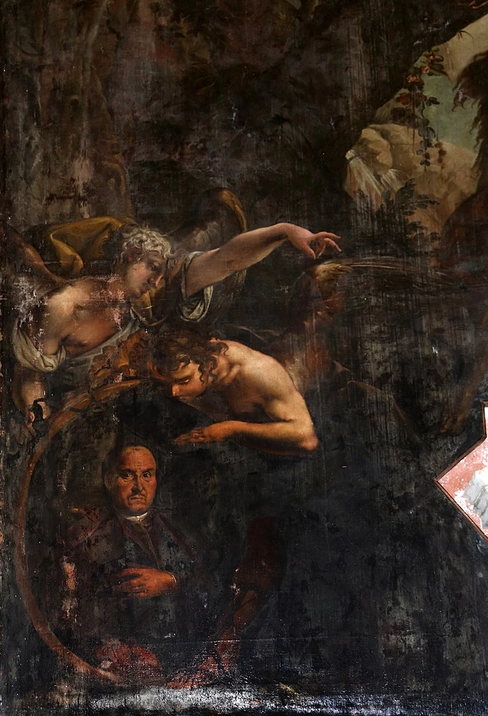 Battesimo di cristo - San Martino, Burano, dettaglio